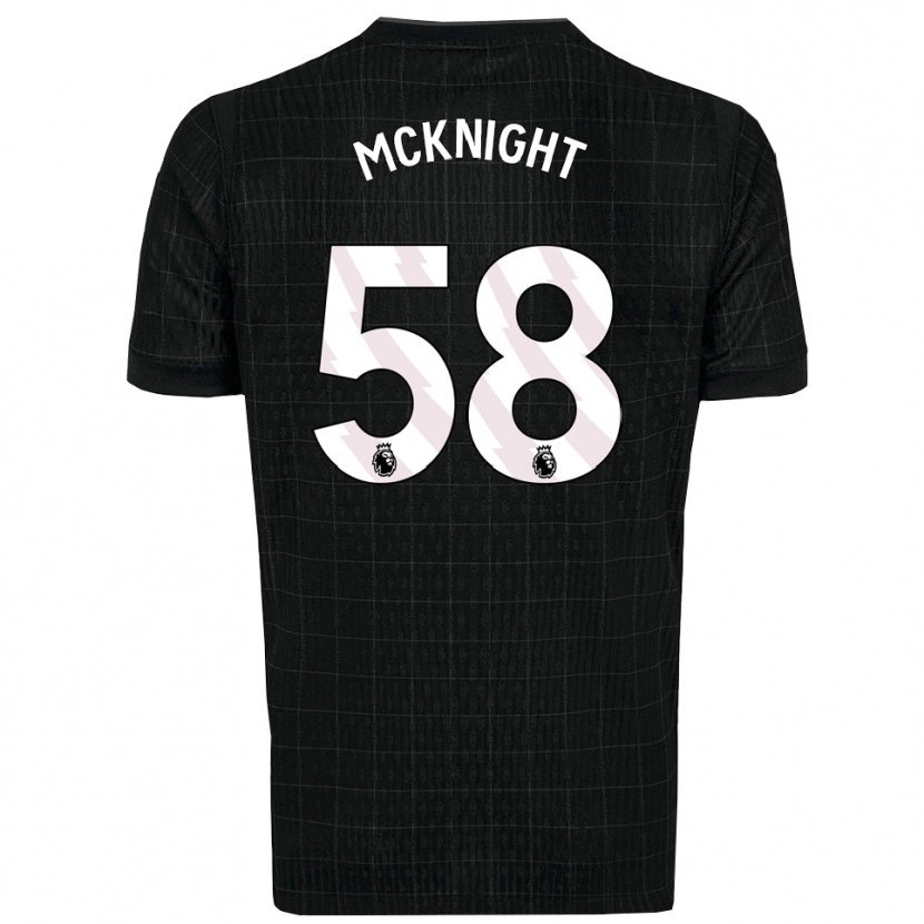 Danxen Herren Maxwell Mcknight #58 Schwarz Grau Auswärtstrikot Trikot 2025/26 T-Shirt Schweiz