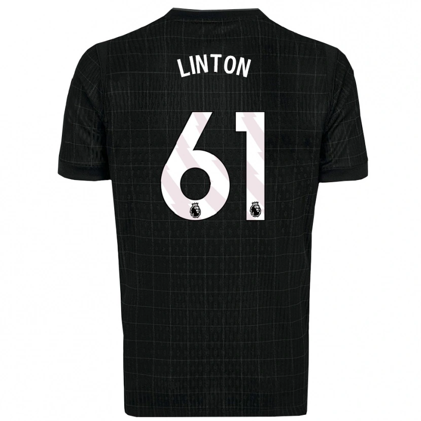 Danxen Herren Jahziah Linton #61 Schwarz Grau Auswärtstrikot Trikot 2025/26 T-Shirt Schweiz
