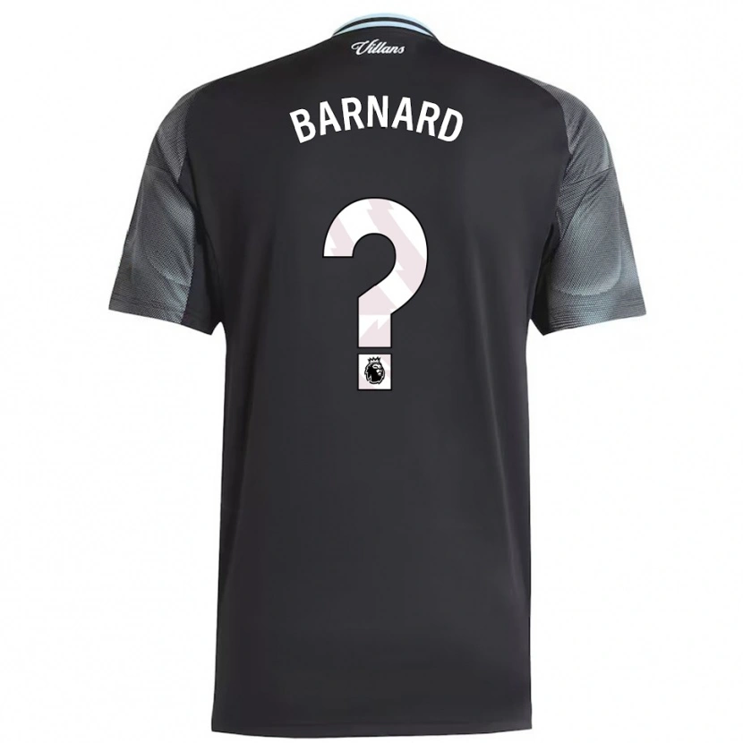 Danxen Herren Finlay Barnard #0 Schwarz Himmelblau Auswärtstrikot Trikot 2025/26 T-Shirt Schweiz