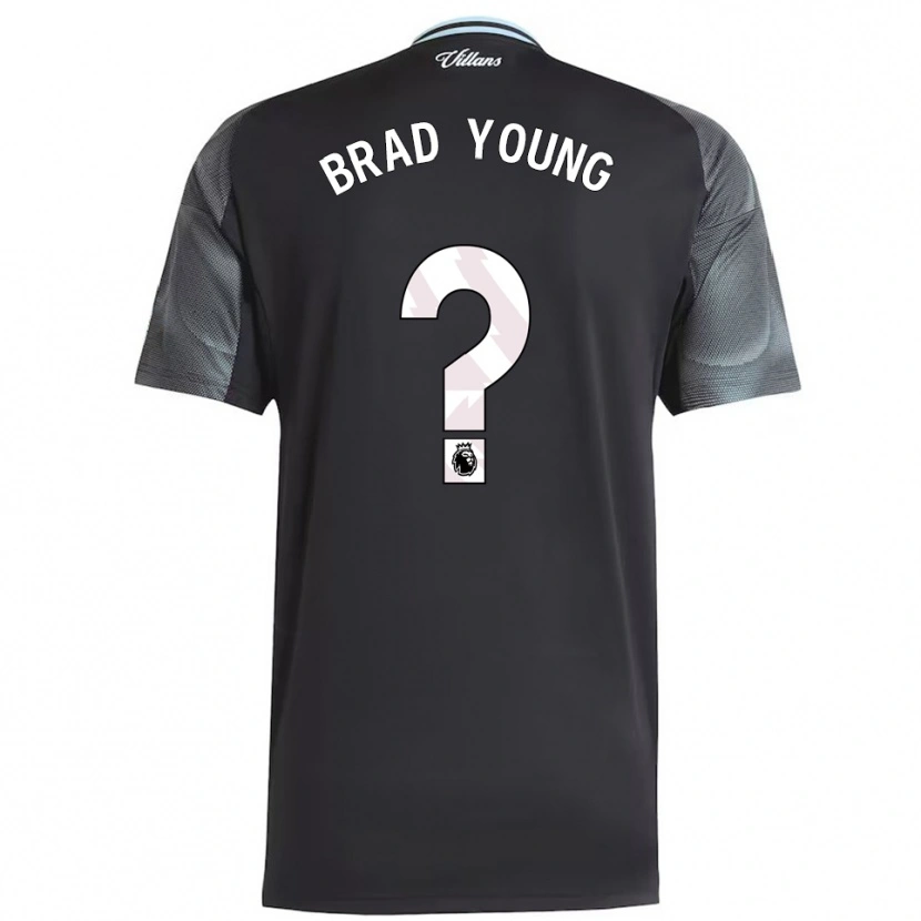 Danxen Herren Brad Young #0 Schwarz Himmelblau Auswärtstrikot Trikot 2025/26 T-Shirt Schweiz