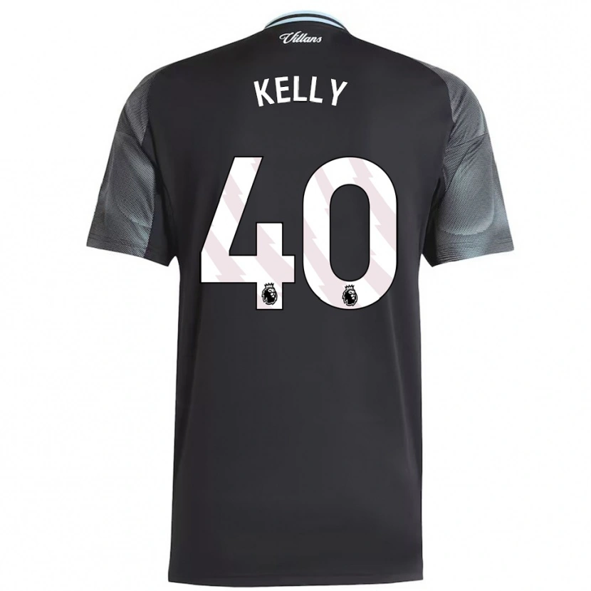 Danxen Herren Soffia Kelly #40 Schwarz Himmelblau Auswärtstrikot Trikot 2025/26 T-Shirt Schweiz