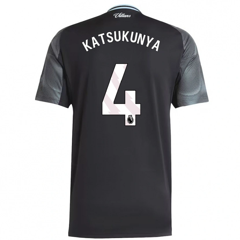 Danxen Herren Thierry Katsukunya #4 Schwarz Himmelblau Auswärtstrikot Trikot 2025/26 T-Shirt Schweiz