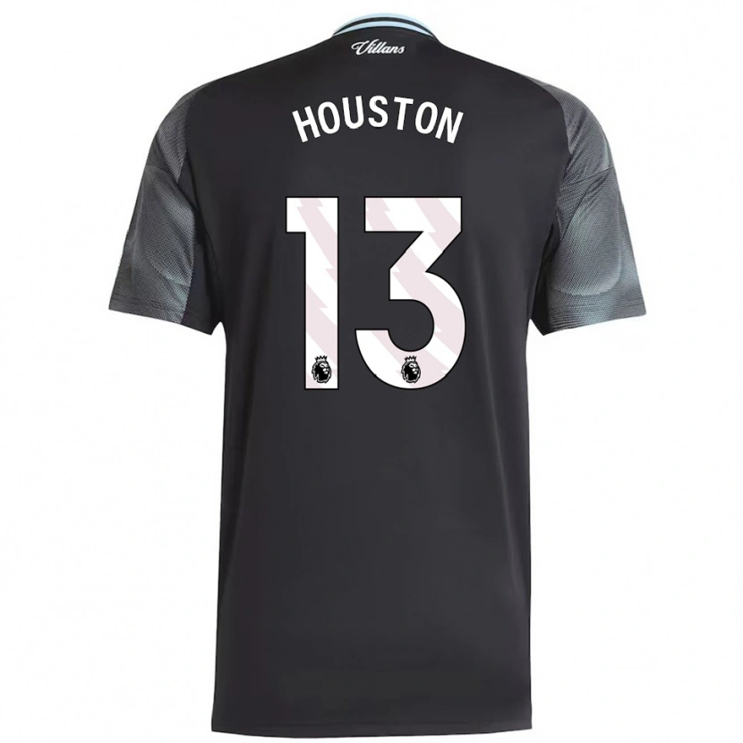Danxen Herren Theo Houston #13 Schwarz Himmelblau Auswärtstrikot Trikot 2025/26 T-Shirt Schweiz