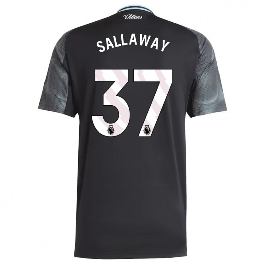 Danxen Herren Lydia Sallaway #37 Schwarz Himmelblau Auswärtstrikot Trikot 2025/26 T-Shirt Schweiz