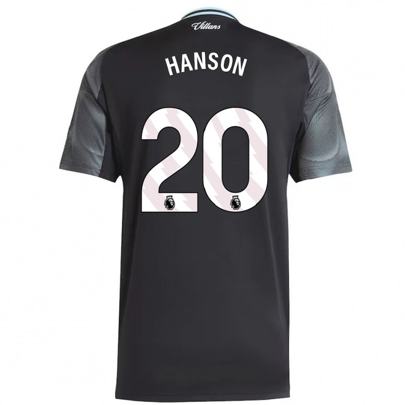 Danxen Herren Kirsty Hanson #20 Schwarz Himmelblau Auswärtstrikot Trikot 2025/26 T-Shirt Schweiz