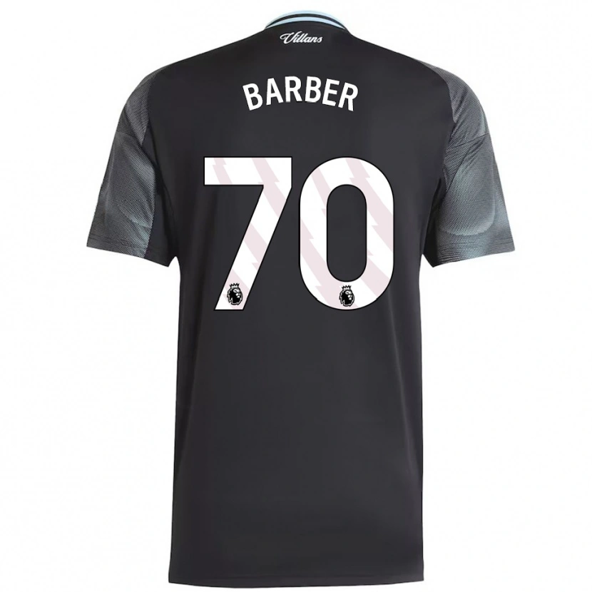 Danxen Herren Jayden Barber #70 Schwarz Himmelblau Auswärtstrikot Trikot 2025/26 T-Shirt Schweiz