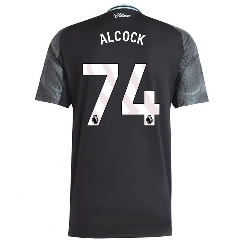 Danxen Herren Todd Alcock #74 Schwarz Himmelblau Auswärtstrikot Trikot 2025/26 T-Shirt Schweiz