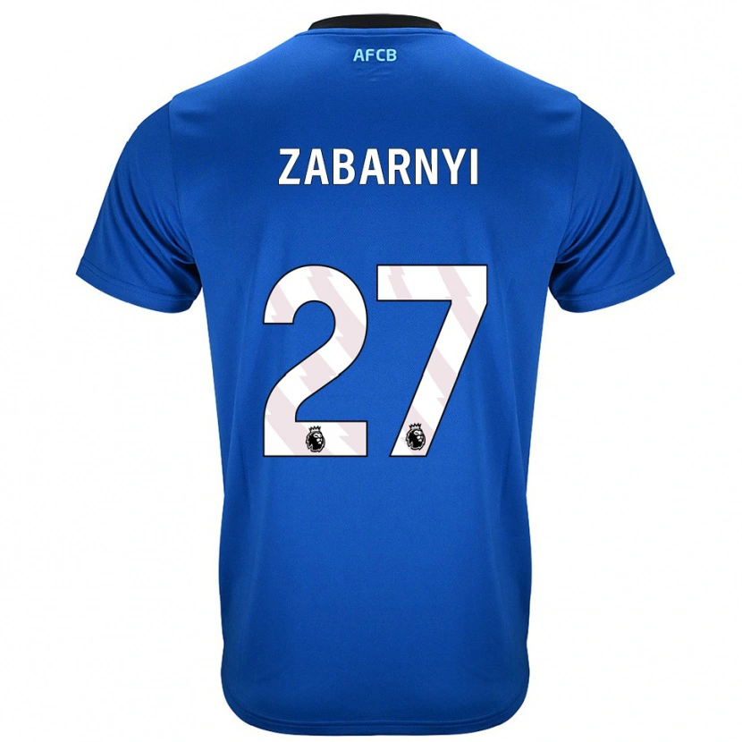 Danxen Herren Ilya Zabarnyi #27 Blau Schwarz Auswärtstrikot Trikot 2025/26 T-Shirt Schweiz