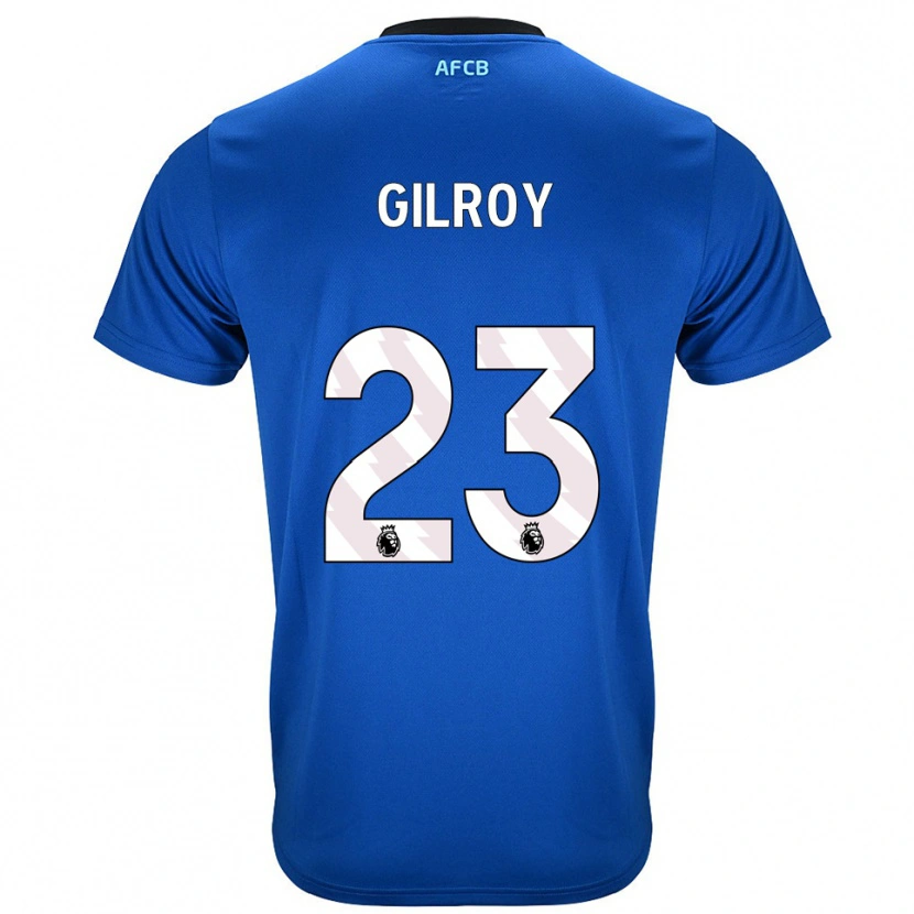 Danxen Herren Chloe Gilroy #23 Blau Schwarz Auswärtstrikot Trikot 2025/26 T-Shirt Schweiz