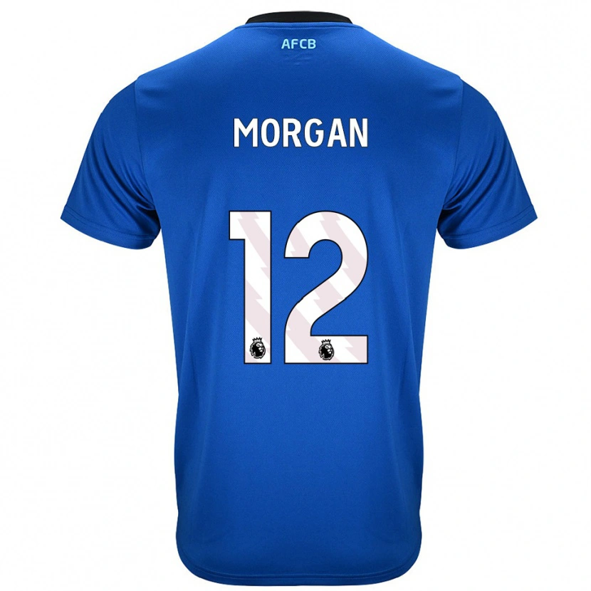 Danxen Herren Ollie Morgan #12 Blau Schwarz Auswärtstrikot Trikot 2025/26 T-Shirt Schweiz