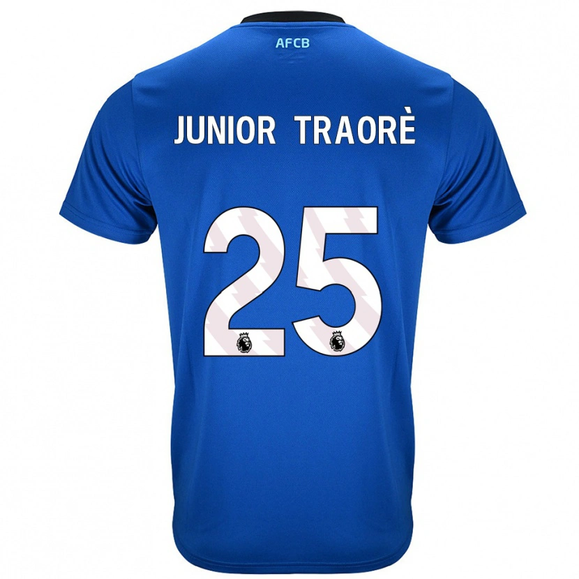 Danxen Herren Hamed Junior Traoré #25 Blau Schwarz Auswärtstrikot Trikot 2025/26 T-Shirt Schweiz