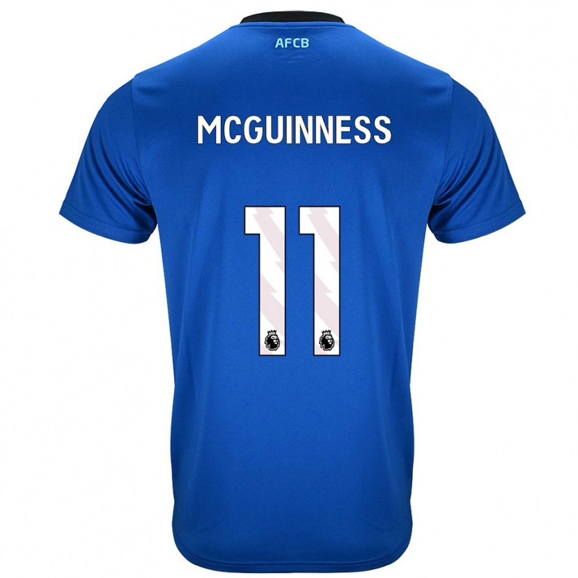 Danxen Herren Gemma Mcguinness #11 Blau Schwarz Auswärtstrikot Trikot 2025/26 T-Shirt Schweiz