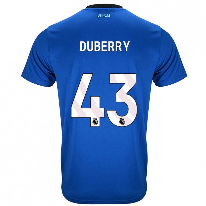 Danxen Herren Zain Silcott-Duberry #43 Blau Schwarz Auswärtstrikot Trikot 2025/26 T-Shirt Schweiz
