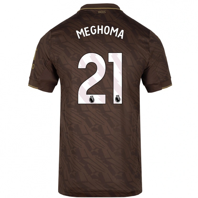 Danxen Herren Jayden Meghoma #21 Braun Gold Auswärtstrikot Trikot 2025/26 T-Shirt Schweiz