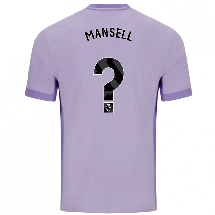 Danxen Herren Alfie Mansell #0 Taro Lila Weiß Auswärtstrikot Trikot 2025/26 T-Shirt Schweiz
