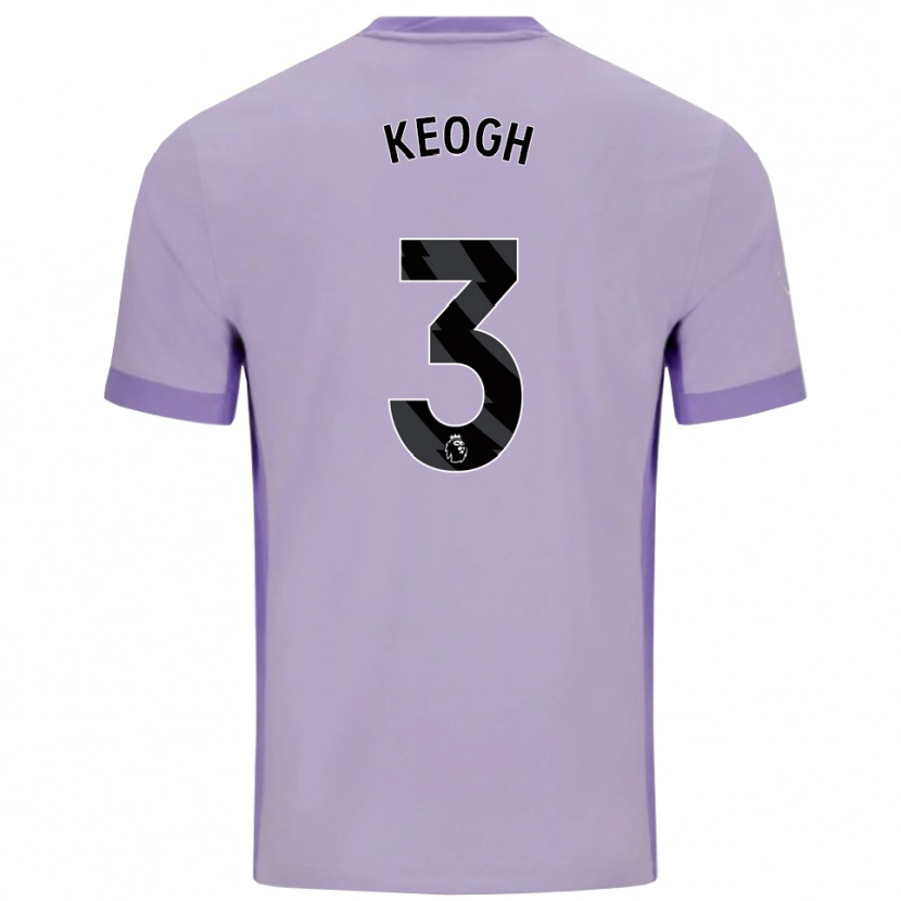 Danxen Herren Sean Keogh #3 Taro Lila Weiß Auswärtstrikot Trikot 2025/26 T-Shirt Schweiz