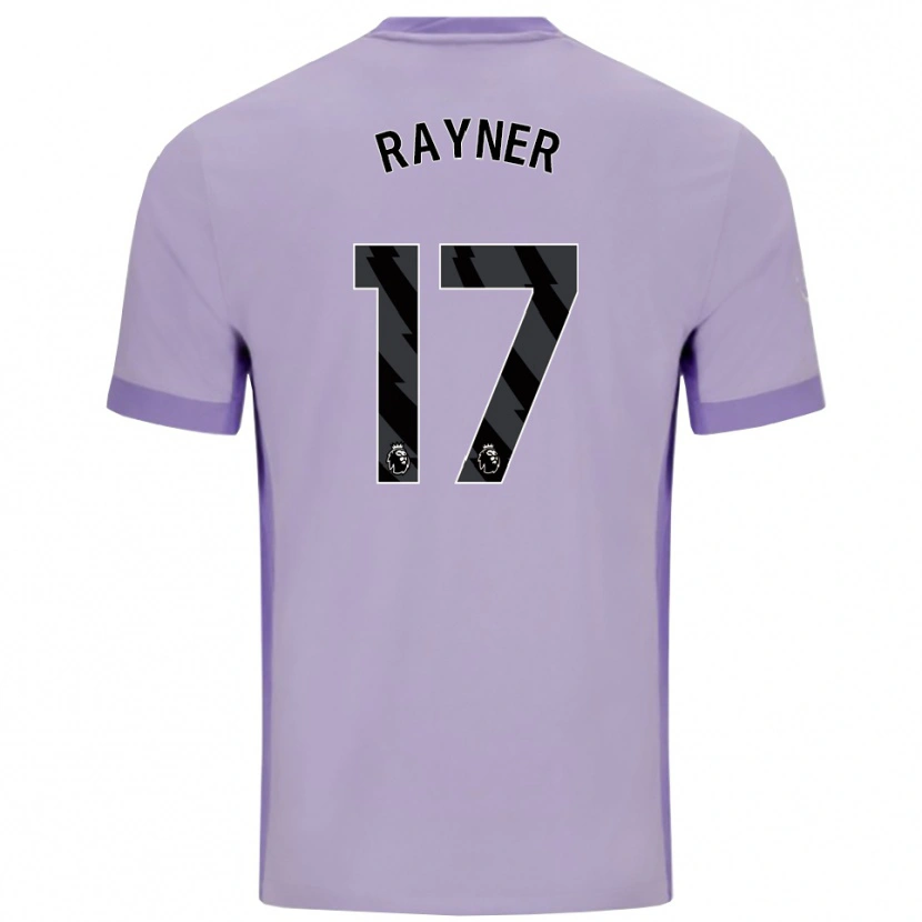 Danxen Herren Bex Rayner #17 Taro Lila Weiß Auswärtstrikot Trikot 2025/26 T-Shirt Schweiz