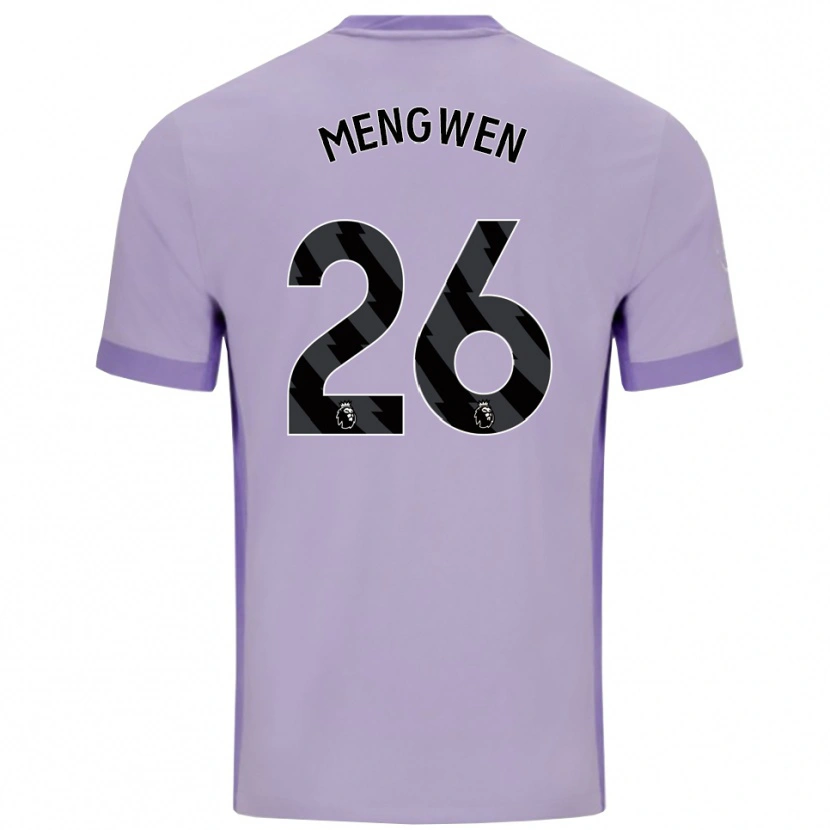Danxen Herren Li Mengwen #26 Taro Lila Weiß Auswärtstrikot Trikot 2025/26 T-Shirt Schweiz
