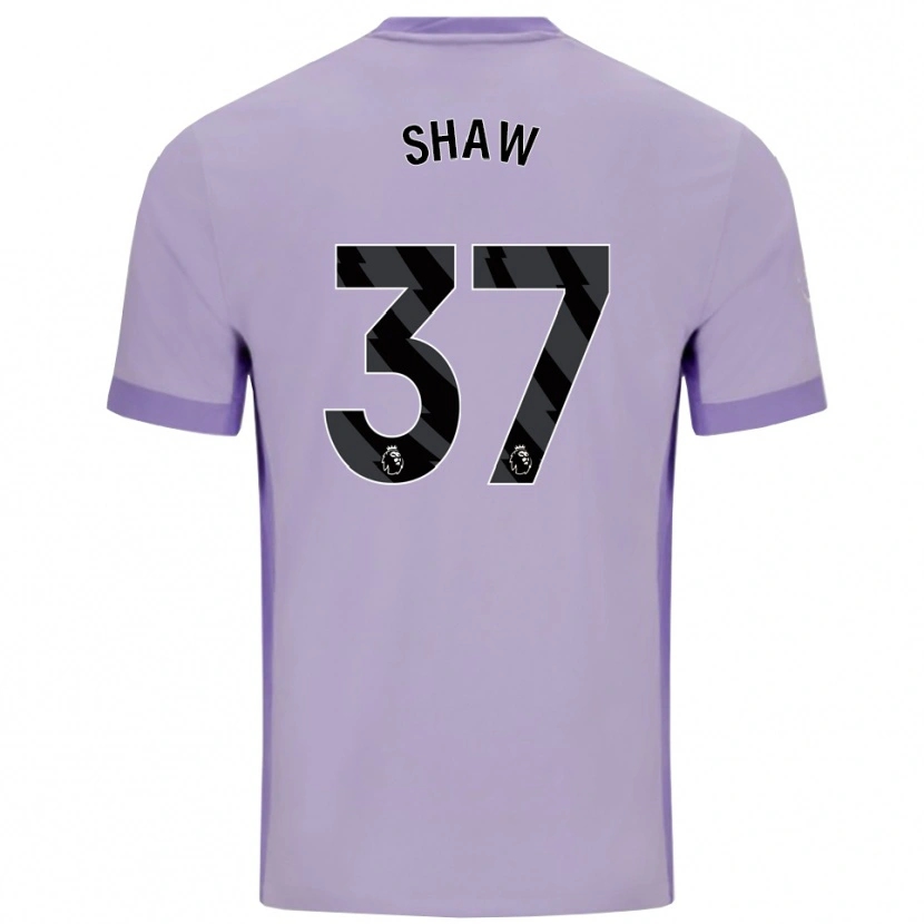 Danxen Herren Kofi Shaw #37 Taro Lila Weiß Auswärtstrikot Trikot 2025/26 T-Shirt Schweiz
