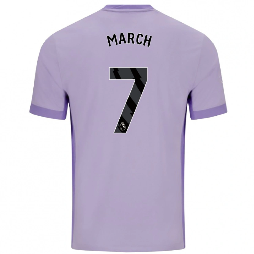 Danxen Herren Solly March #7 Taro Lila Weiß Auswärtstrikot Trikot 2025/26 T-Shirt Schweiz