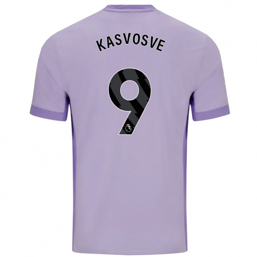 Danxen Herren Henry Kasvosve #9 Taro Lila Weiß Auswärtstrikot Trikot 2025/26 T-Shirt Schweiz