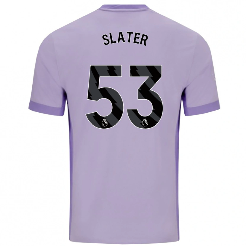 Danxen Herren Jacob Slater #53 Taro Lila Weiß Auswärtstrikot Trikot 2025/26 T-Shirt Schweiz