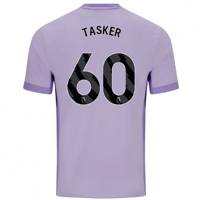 Danxen Herren Charlie Tasker #60 Taro Lila Weiß Auswärtstrikot Trikot 2025/26 T-Shirt Schweiz
