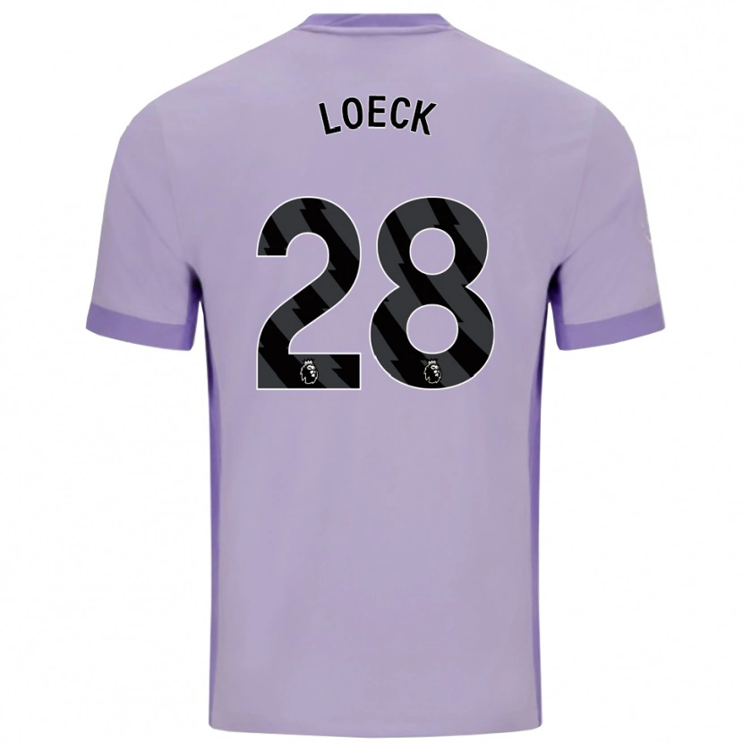 Danxen Herren Melina Loeck #28 Taro Lila Weiß Auswärtstrikot Trikot 2025/26 T-Shirt Schweiz
