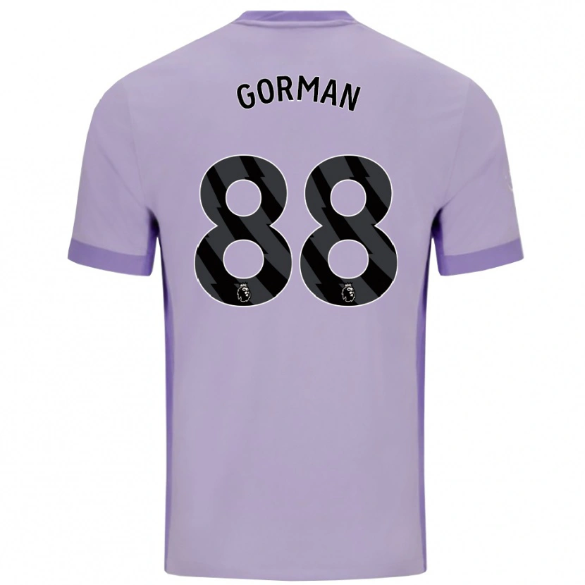 Danxen Herren Ronnie Gorman #88 Taro Lila Weiß Auswärtstrikot Trikot 2025/26 T-Shirt Schweiz