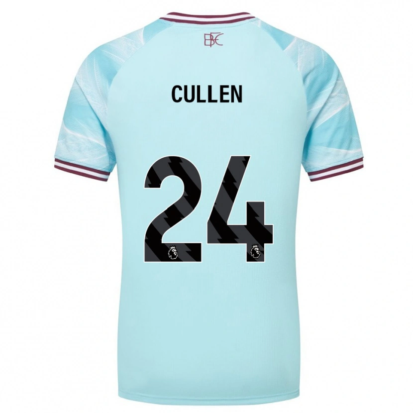 Danxen Herren Josh Cullen #24 Himmelblau Burgunderrot Auswärtstrikot Trikot 2025/26 T-Shirt Schweiz