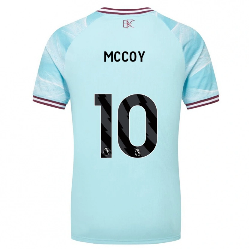 Danxen Herren Adam Mccoy #10 Himmelblau Burgunderrot Auswärtstrikot Trikot 2025/26 T-Shirt Schweiz