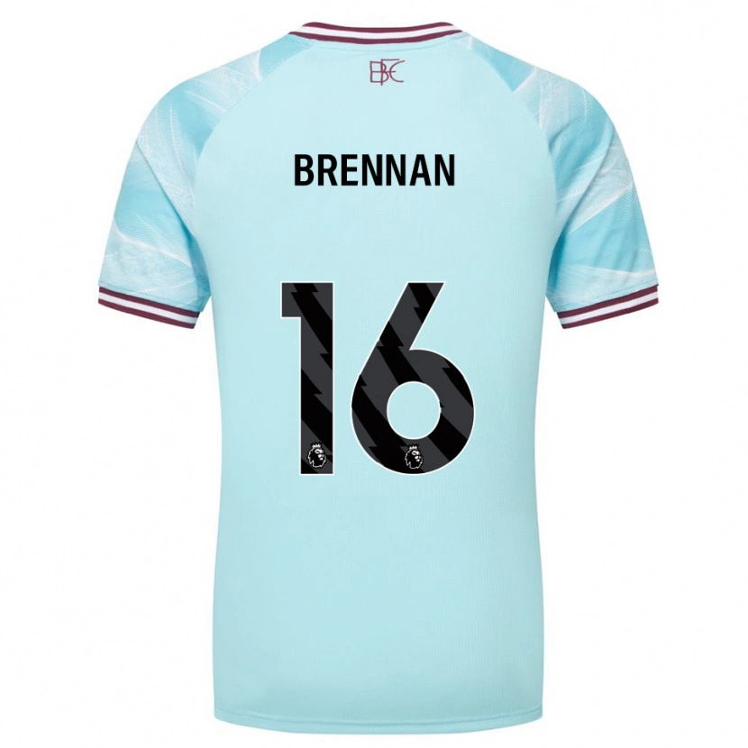 Danxen Herren Corey Brennan #16 Himmelblau Burgunderrot Auswärtstrikot Trikot 2025/26 T-Shirt Schweiz