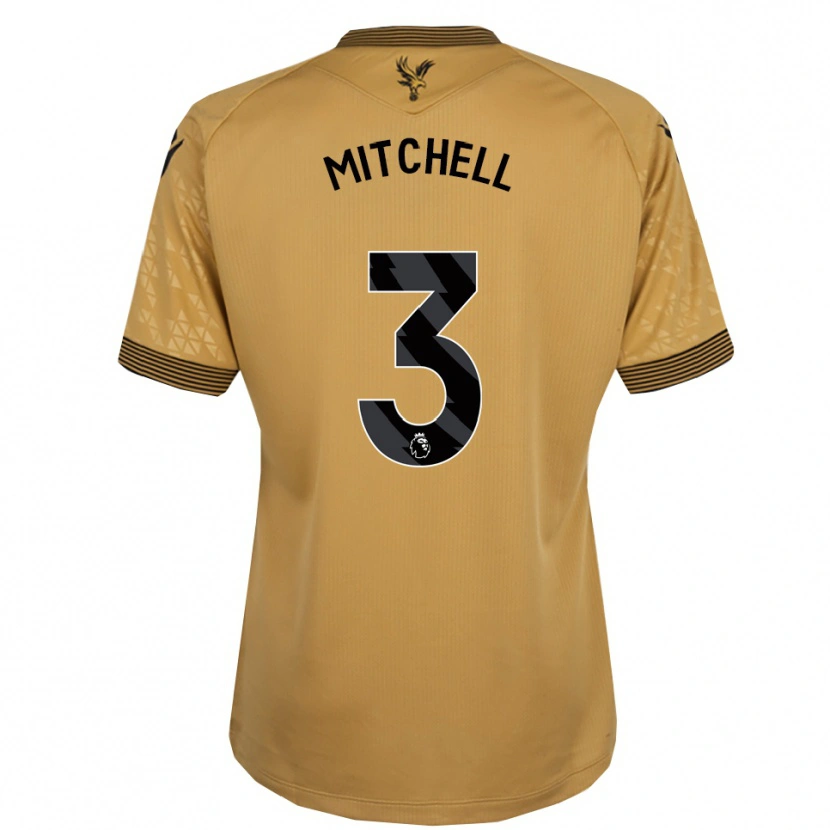 Danxen Herren Tyrick Mitchell #3 Gold Schwarz Auswärtstrikot Trikot 2025/26 T-Shirt Schweiz