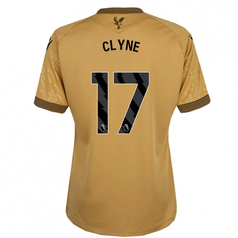 Danxen Herren Nathaniel Clyne #17 Gold Schwarz Auswärtstrikot Trikot 2025/26 T-Shirt Schweiz