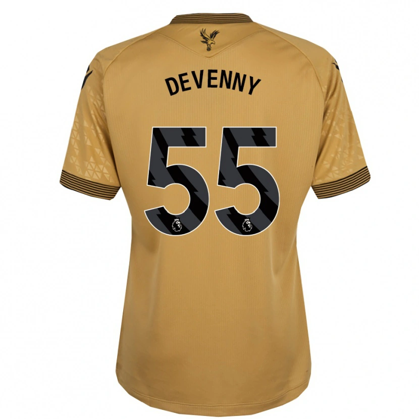 Danxen Herren Justin Devenny #55 Gold Schwarz Auswärtstrikot Trikot 2025/26 T-Shirt Schweiz