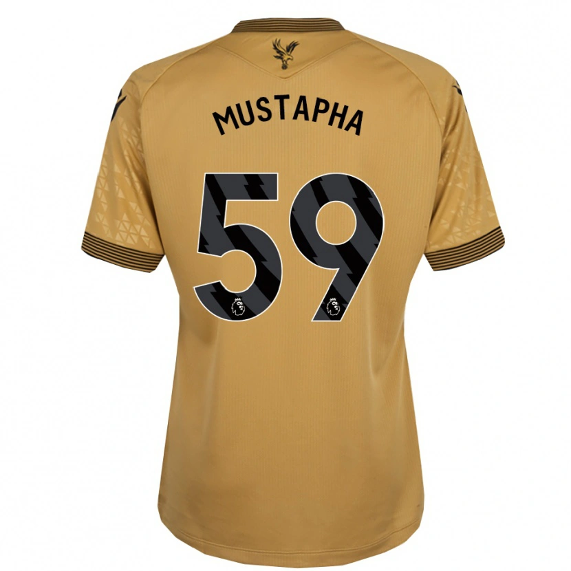Danxen Herren Hindolo Mustapha #59 Gold Schwarz Auswärtstrikot Trikot 2025/26 T-Shirt Schweiz