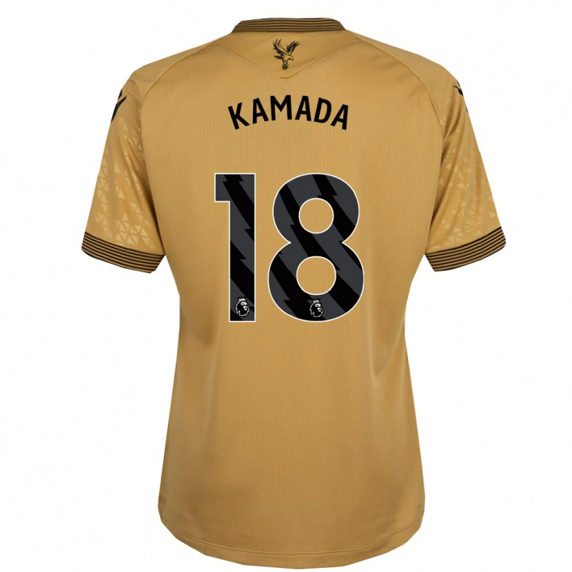 Danxen Herren Daichi Kamada #18 Gold Schwarz Auswärtstrikot Trikot 2025/26 T-Shirt Schweiz