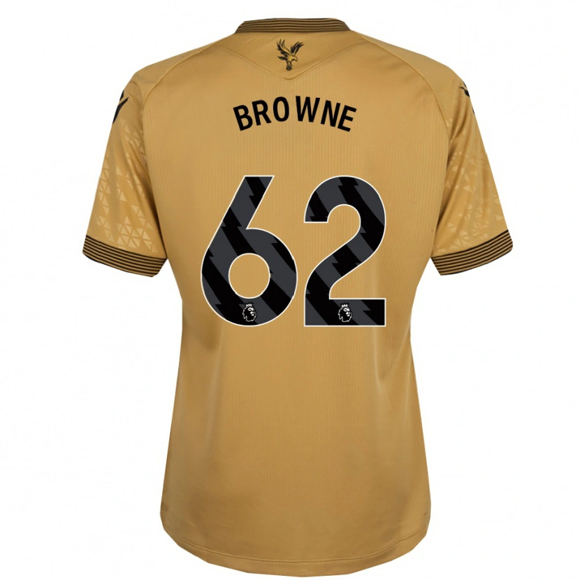 Danxen Herren Luke Browne #62 Gold Schwarz Auswärtstrikot Trikot 2025/26 T-Shirt Schweiz