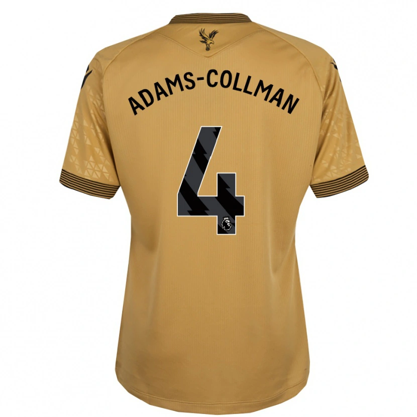 Danxen Herren Kai-Reece Adams-Collman #4 Gold Schwarz Auswärtstrikot Trikot 2025/26 T-Shirt Schweiz