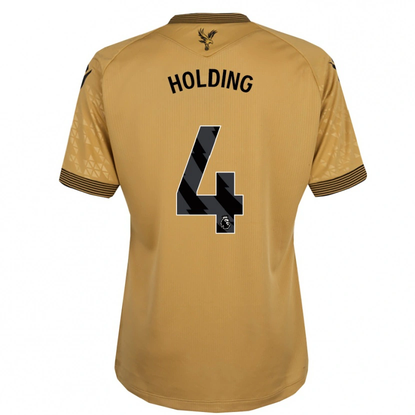 Danxen Herren Rob Holding #4 Gold Schwarz Auswärtstrikot Trikot 2025/26 T-Shirt Schweiz