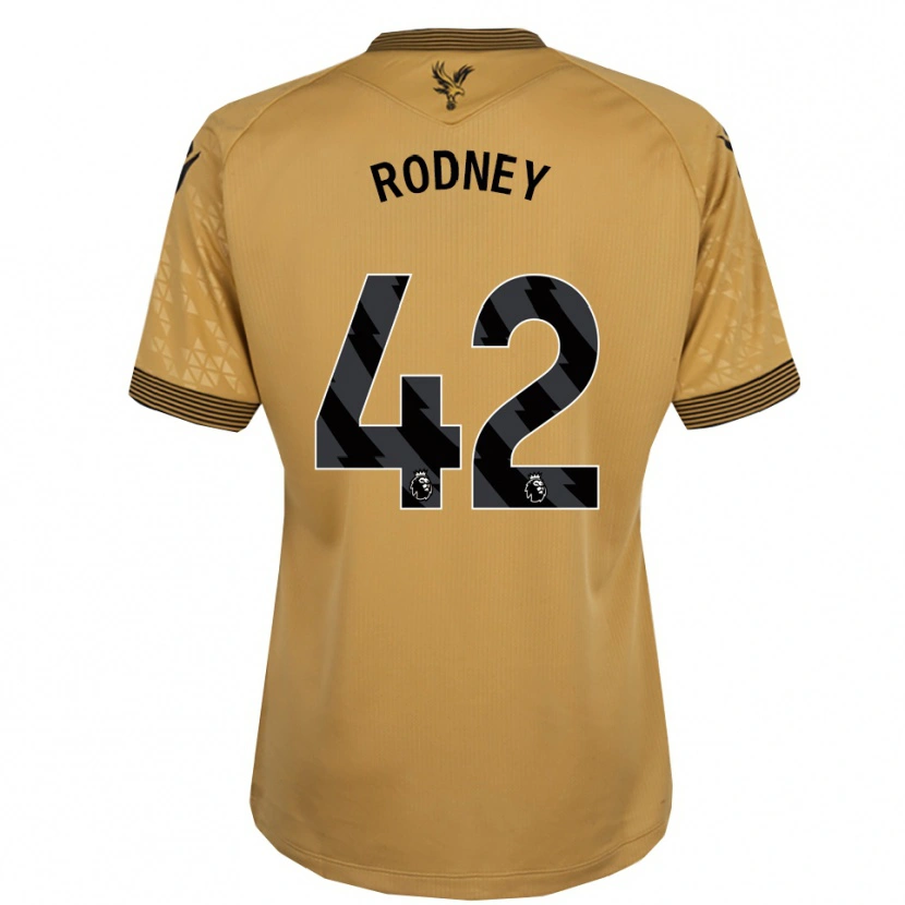 Danxen Herren Kaden Rodney #42 Gold Schwarz Auswärtstrikot Trikot 2025/26 T-Shirt Schweiz