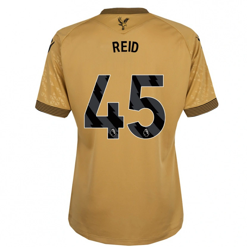 Danxen Herren Dylan Reid #45 Gold Schwarz Auswärtstrikot Trikot 2025/26 T-Shirt Schweiz