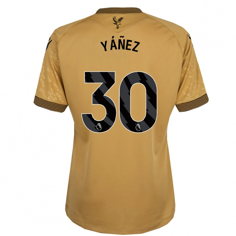 Danxen Herren Shae Yáñez #30 Gold Schwarz Auswärtstrikot Trikot 2025/26 T-Shirt Schweiz