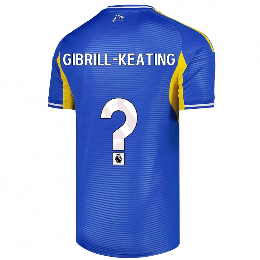Danxen Herren Sian Gibrill-Keating #0 Blau Gelb Auswärtstrikot Trikot 2025/26 T-Shirt Schweiz