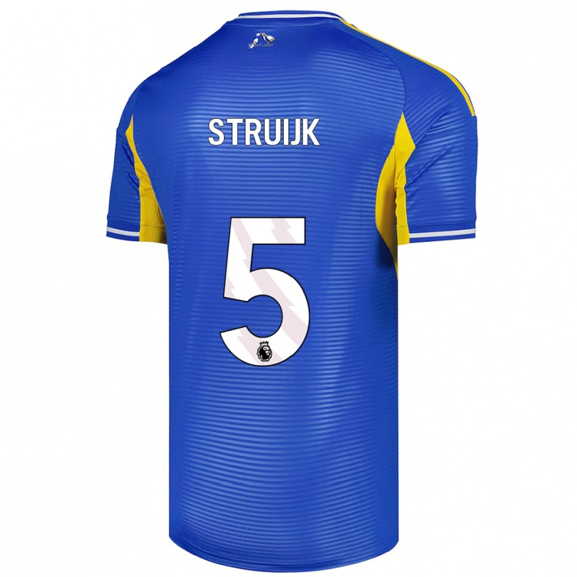 Danxen Herren Pascal Struijk #5 Blau Gelb Auswärtstrikot Trikot 2025/26 T-Shirt Schweiz