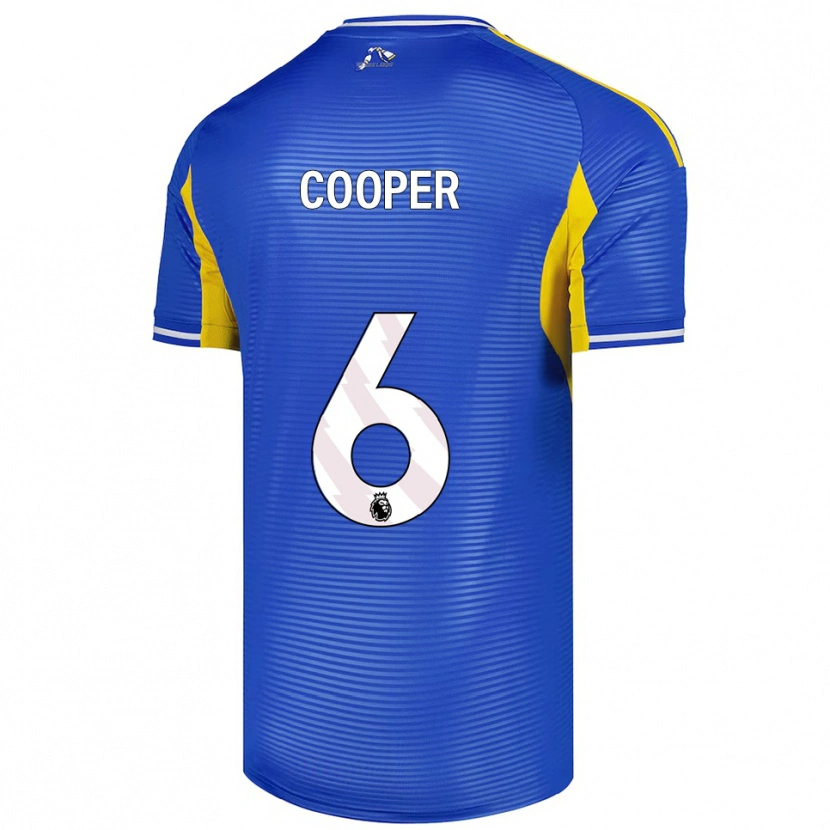 Danxen Herren Liam Cooper #6 Blau Gelb Auswärtstrikot Trikot 2025/26 T-Shirt Schweiz