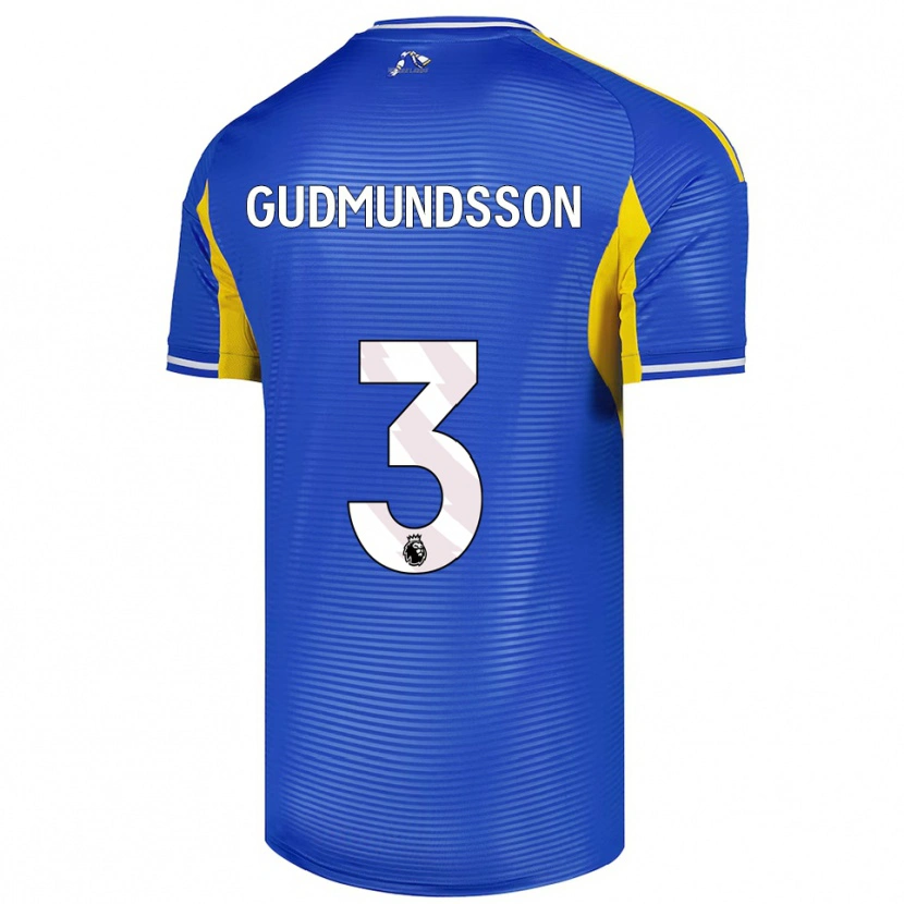 Danxen Herren Gabriel Gudmundsson #3 Blau Gelb Auswärtstrikot Trikot 2025/26 T-Shirt Schweiz
