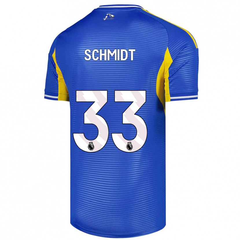 Danxen Herren Isaac Schmidt #33 Blau Gelb Auswärtstrikot Trikot 2025/26 T-Shirt Schweiz