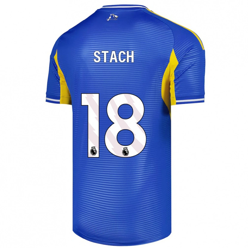 Danxen Herren Anton Stach #18 Blau Gelb Auswärtstrikot Trikot 2025/26 T-Shirt Schweiz