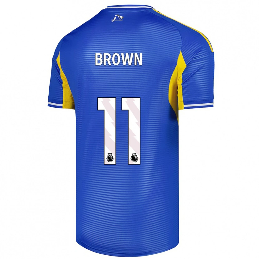 Danxen Herren Abbie Brown #11 Blau Gelb Auswärtstrikot Trikot 2025/26 T-Shirt Schweiz